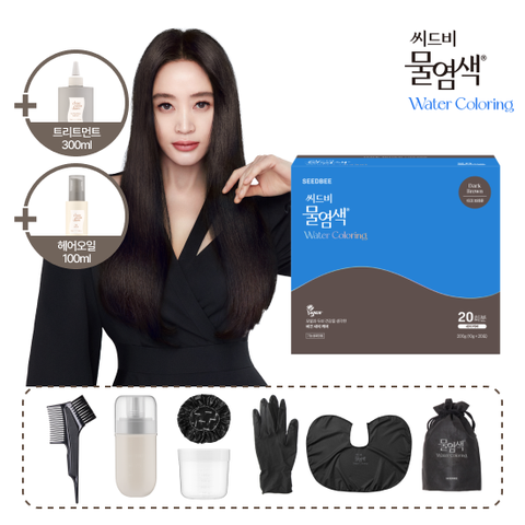 [단하루 구성] 염색제 20회분 + 채우담 트리트먼트 & 헤어오일