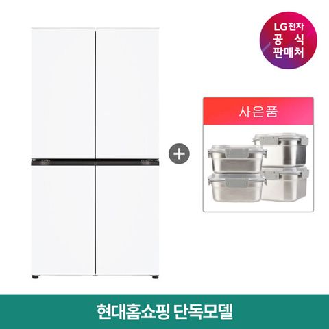 [무이자60개월] LG 디오스 오브제 매직스페이스 냉장고 5도어 870L [T873MHH111/MTE111] (사은품)
