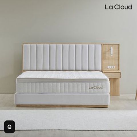 Q사이즈 라클라우드 시에스타 호텔식 침대 풀패키지(프레임+매트리스+사이드패널+베개+침구세트+매트리스커버)