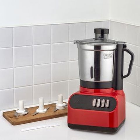 한일 대용량  레드스텐 분쇄믹서기 NMF-3990WR (본체+칼날 3종+대용량 스텐 컨테이너 용기)