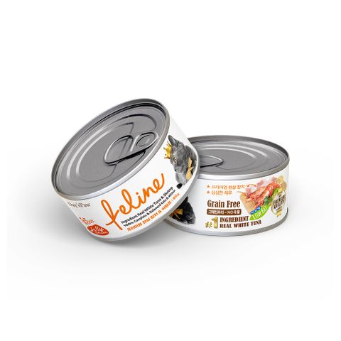 데이스포 필라인 흰살참치와새우 80g