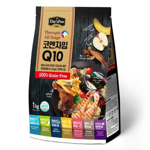 데이스포 테라픽 코엔자임 Q10 사료 1kg 강아지 전연령