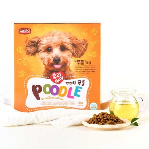 [비밀코드 정상가 25,000원] 데이스포 우리아이 푸들 반습식 강아지사료 1.8kg