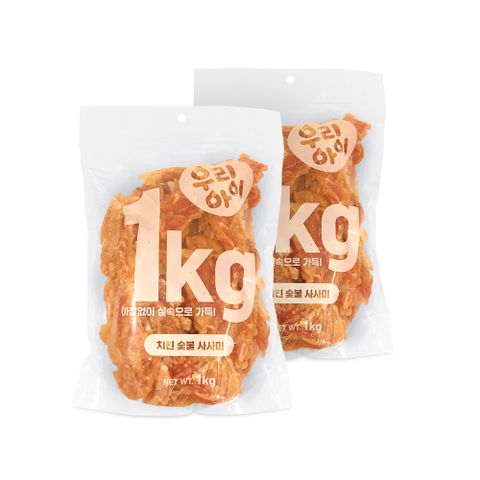 [비밀코드 정상가 39,000원] 데이스포 우리아이 치킨 숯불 사사미 2kg