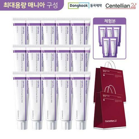 [롯데카드5%할인][VIP패키지] NEW 동국제약 마데카 크림 타이트 리프팅 (크림 50ml*15+여행용5매키트)