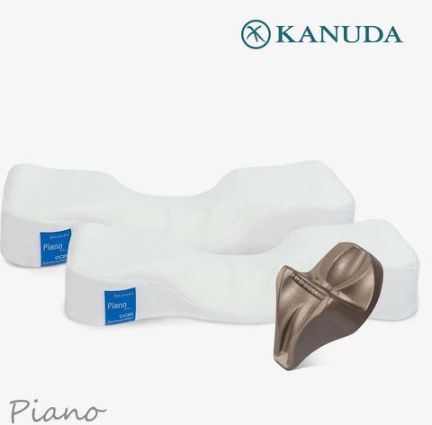 [일시불 할인](단독/방송에서만) 가누다 블루라벨 피아노 베개 세트 (베개2개+머리냅+추가 애쉬그레이 겉커버 1장+추가 화이트 겉커버 1장)