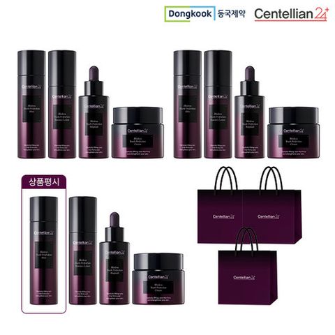 [동국제약/11종] 센텔리안24 유스테카 탄력특화 풀기초세트(스킨2+로션3+크림3+앰플3+쇼핑백3)