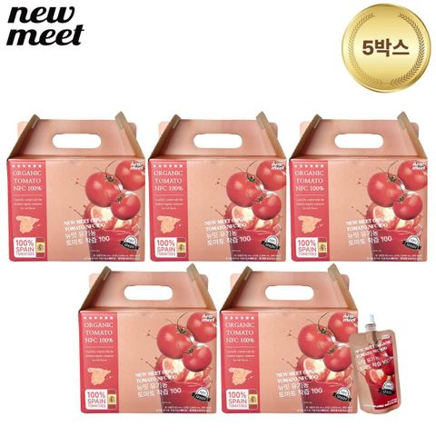 [방송에서만 반값] 뉴밋 유기농 스페인 토마토 NFC 착즙 100포(P)