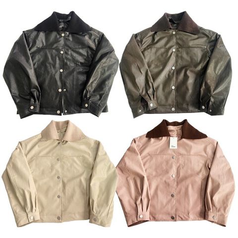 라스튜디오 26SS 레더 패딩 자켓