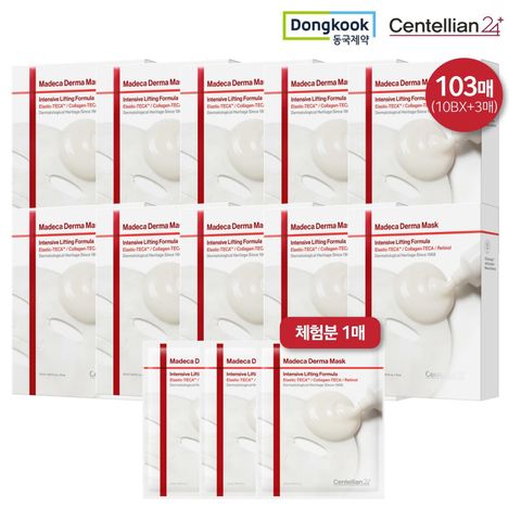 [카드 5%할인][방송에서만 103매] NEW 동국제약 마데카 더마 마스크팩 (체험분 1매)
