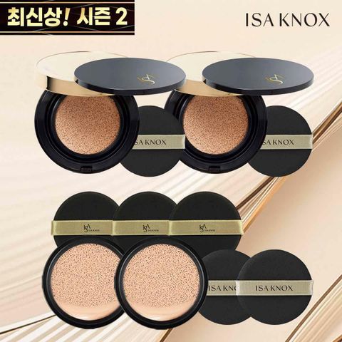 [카드 5%할인][방송]최신상 이자녹스 듀얼커버 쿠션 (본품2+리필2+퍼프3) ⓝ 