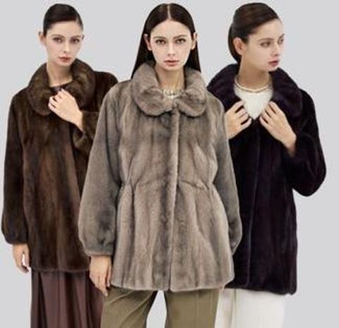 대동모피 SAGA 휘메일 풀스킨 밍크 코트(유색)