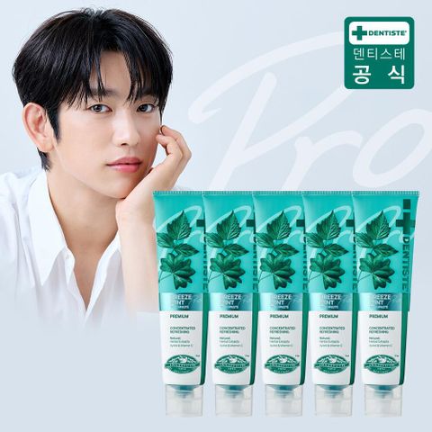 [싱글] 최신상 입냄새제거 브리즈민트프로 고불소 치약 패키지 (180g 5개)