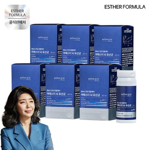 ○[6개월]여에스더 뇌유산균(30캡슐 x 6박스)