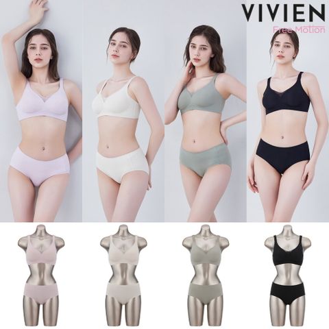 비비안 프리모션 퓨징 브라팬티 4세트