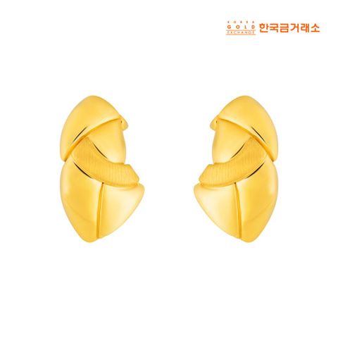 [한국금거래소]24K 로프 볼륨 귀걸이
