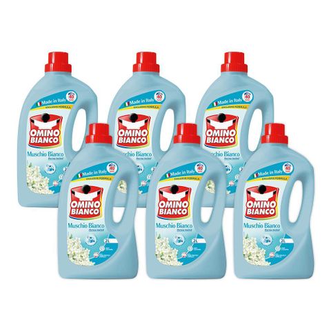 ☆롯데홈쇼핑 단독 2L☆ NEW 세탁세제 화이트머스크향  2L 6통