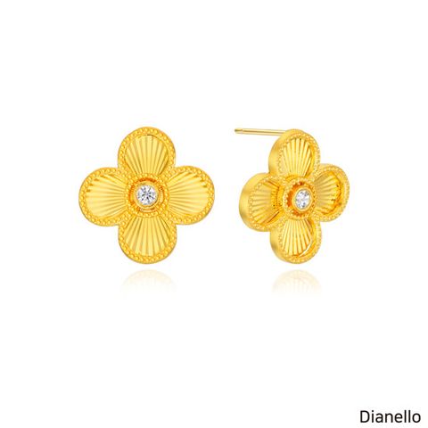 [NEW] 디아넬로24K 루체블라썸 귀걸이+ (방송) 24K 페가수스 금박키링+ 골드 5개찬스