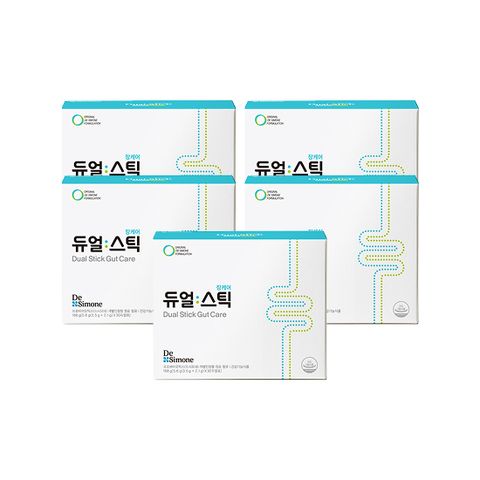 [장면역유산균] 드시모네 듀얼스틱 프로+프리 200억 5박스