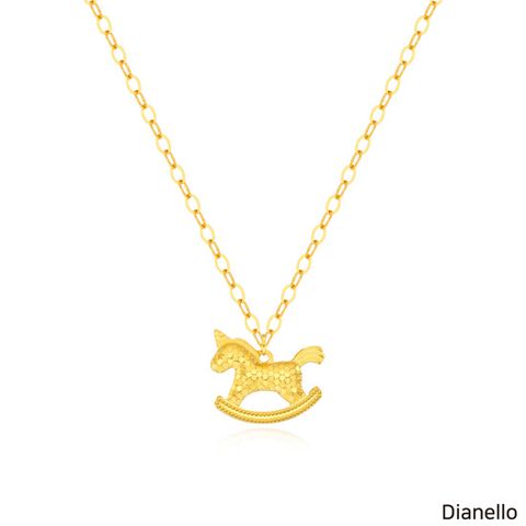 [NEW] 디아넬로24K 럭키 유니콘 목걸이+ (방송) 24K 페가수스 금박키링+ 골드 5개찬스