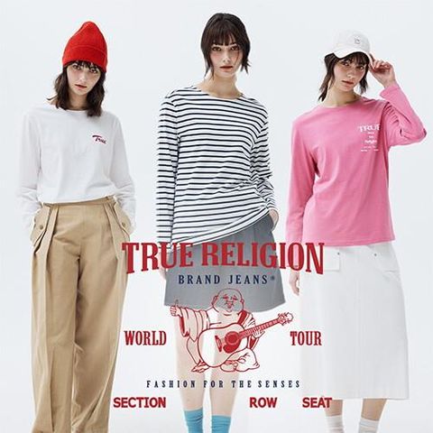 O 트루릴리전 26SS 여성 긴팔 티셔츠 3종