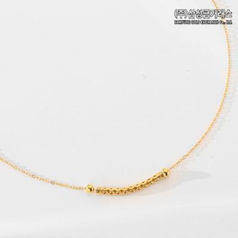 (주)삼성금거래소 24K 순금 라일락 볼 목걸이 5g