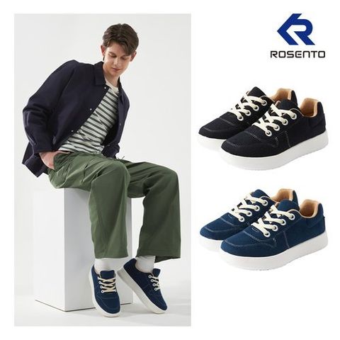 [로젠토] 남성 컴포트 양모100 스니커즈 (방송중에만 이 가격)