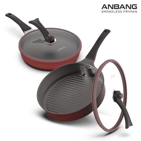 [방송에서만]냄새연기잡는 안방 후레쉬팬(생선팬+그릴팬+유리뚜껑2개)