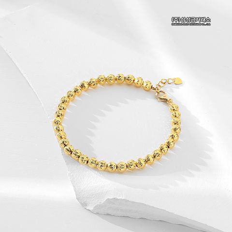 [삼성금거래소]24K 커팅볼 팔찌 3mm