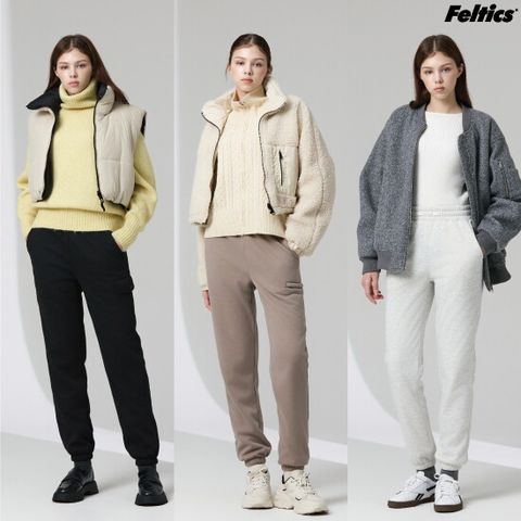 펠틱스 25FW 여성 헤비 장기모 조거팬츠 3종 (F13W)