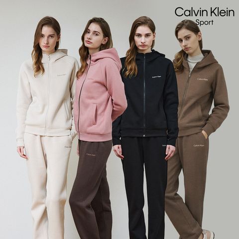 [캘빈클라인] (25FW)(집업+팬츠) 캘빈클라인 여성 집업 상하의 세트 (컬러 택 1)