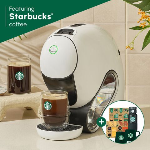 [황쇼단독]돌체구스토 커피머신 네오(화이트/블랙)+전용캡슐 48개+스타벅스 텀블러+스타벅스 머그2P