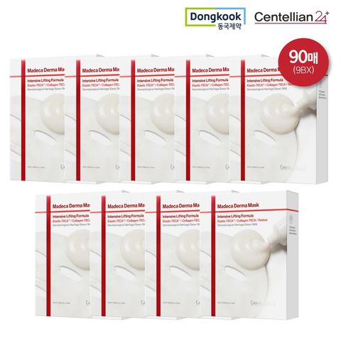 [카드 5%할인][90매] NEW 동국제약 마데카 더마 마스크팩 인텐시브 리프팅 포뮬러
