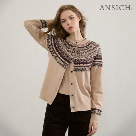 [방송에서만][안지크]25FW 노르딕 가디건 앙상블(베이지)