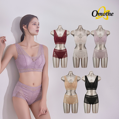 오모떼 360 레이스크롭 브라팬티 패키지_V32