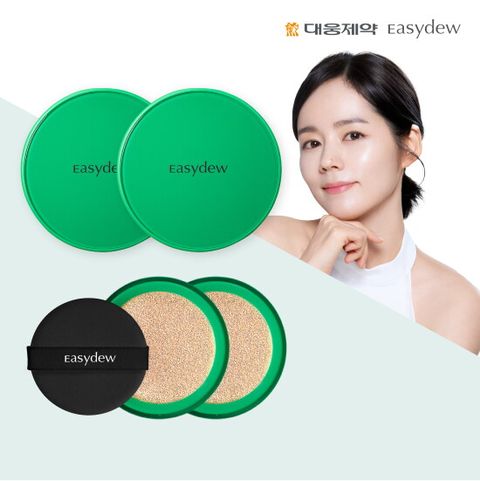이지듀 멜라토닝 기미 커버 쿠션 한가인 패키지[21호/23호 선택](쿠션 15g*2+리필15g*2)