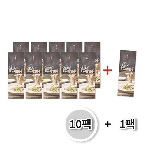 [방송에서만] 방유당 국내산 들깨 메밀칼국수 10박스 + 1박스