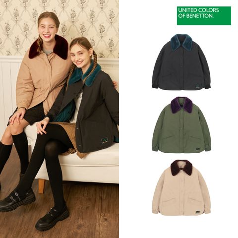 (4만인하)베네통 리버시블 패딩점퍼 1종