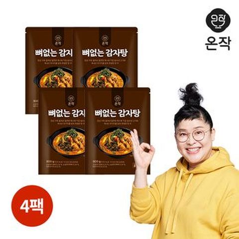 온작 이영자의 뼈없는 감자탕 900gX4팩