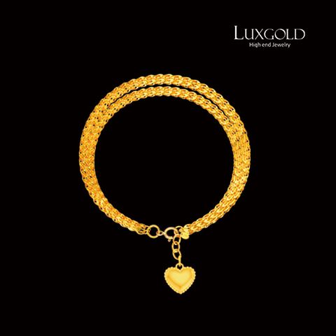 [LUXGOLD]24K 에뚜왈 두줄 팔찌