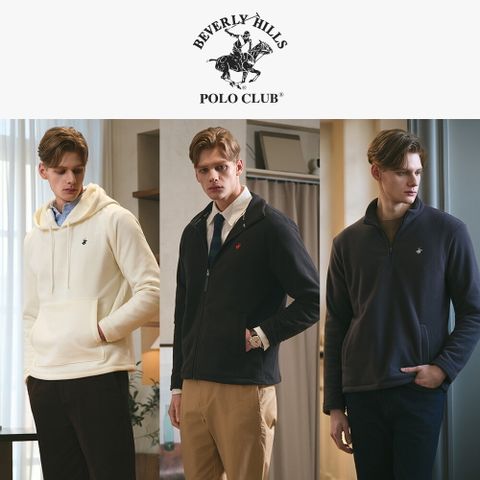 O 비버리힐스폴로클럽 남성 폴라폴리스 더블기모 3종 (후드형+반집업형+풀집업형)