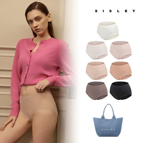 시슬리 에브리바디 6차 맥시팬티 7종+블루니트백