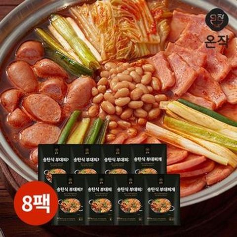 온작 송탄식 부대찌개 800gX8팩