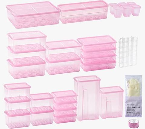 땡스소윤 냉동실전용 밀폐용기 알찬세트 31종