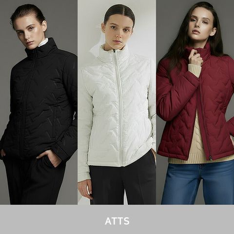 ○ ATTS 25FW 여성 고주파 윈터 방풍 중량 패딩 재킷 1종