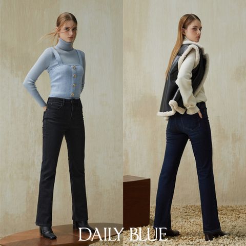 데일리블루 울블렌디드 여성 데님 2종