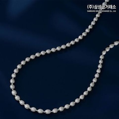 삼성금거래소 실버925 컷팅볼 목걸이