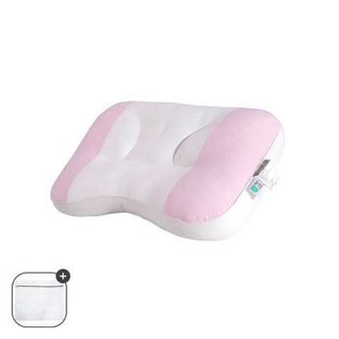 리포즈 오방 옆면 입체 베개 핑크+세탁망