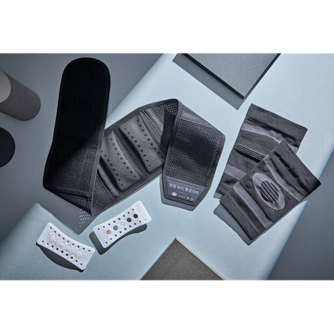 ★방송중에만 풀세트★ 근육통 완화 의료용 자석 허리보호대 1개 + 무릎보호대 2개(M/L 선택) 