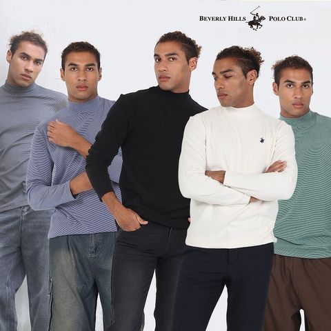 비버리힐스폴로클럽 25FW 남성 더블기모 모크넥 5종
